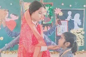 सोनभद्र में बच्चों ने 