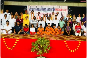 तक्षशिला अकादमी के तत्वधान में जनपद स्तरीय योगासन स्पोर्ट्स चैम्पियनशिप का हुआ आयोजन 