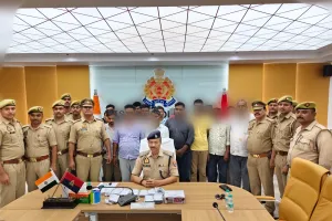 म्योरपुर पुलिस की बड़ी कार्यवाही , जुआ खेलने वाले अंतरप्रांतीय गैंग का पर्दाफाश