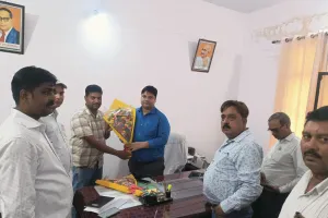नवागत सहायक आयुक्त का भब्य स्वागत