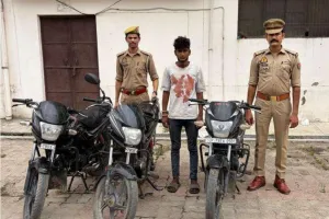 जारी अभियान में बर्रा पुलिस के शिकंजे में फंसा शातिर वाहन चोर, तीन वाहन भी बरामद 