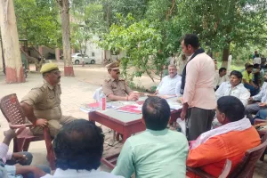थाना दिवस में एक शिकायत दर्ज,निस्तारित