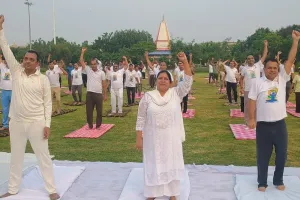 अंतर्राष्ट्रीय योग दिवस पर सिद्धार्थ विश्वविद्यालय में भव्य योगाभ्यास कार्यक्रम संपन्न