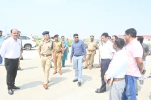 राज्यपाल के कार्यक्रम स्थल का निरीक्षण: डीएम और एसएसपी ने सुरक्षा व्यवस्था का लिया जायजा*