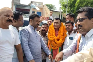 उसका बाजार में भाजपा प्रदेश उपाध्यक्ष का हुआ स्वागत