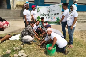 विश्व पर्यावरण दिवस पर समृद्धि जन कल्याण संस्थान का हरित अभियान