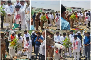 विश्व पर्यावरण दिवस पर ‘‘एक पेड़ माँ के नाम अभियान के तहत पौधरोपण