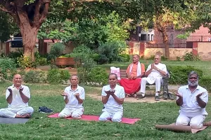 अवंतिका वासियों ने उत्साह से मनाया योग दिवस।