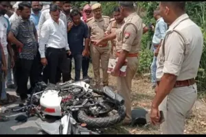 डग्गामार मिनी बस की टक्कर से पुलिसकर्मी की मौत, क्षेत्र में शोक और आक्रोश