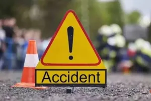 गंगा स्नान के लिए आए श्रद्धालु की सड़क हादसे में मौत,।
