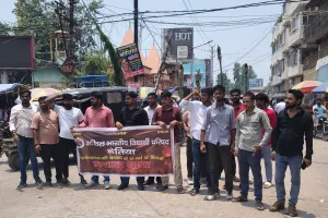 आपातकाल के 51 वर्ष होने पर मशाल जुलुस का हुआ आयोजन