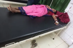 पल्स पोलियो अभियान के दौरान आंगनबाड़ी सेविका की तबीयत बिगड़ी