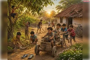 बच्चों की चहकती ज़िंदगी पर पड़ रहा विकास का काला साया