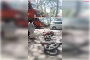 चार पहिया वाहन ने बाइक में मारी टक्कर, एक की मौत 