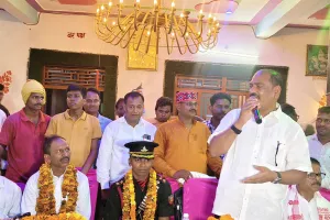 कठिन परिश्रम व दृढ़ संकल्प से लेफ्टिनेंट अमन पाल ने किया क्षेत्र को गौरवान्वित ----  सांसद प्रवीण पटेल ।