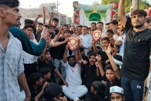 चिलबिला में अखाड़ों को सम्मानित कर किया गया रवाना