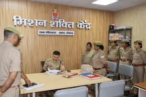 पुलिस अधीक्षक ने किया थाना शक्तिनगर का आकस्मिक निरीक्षण, थाना व्यवस्थाओं का लिया  जायजा