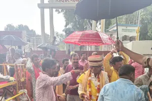 रिहंदेश्वर धाम से कल्याण केन्द्र तक जयघोष के साथ उमड़ा श्रद्धालुओं का जनसैलाब