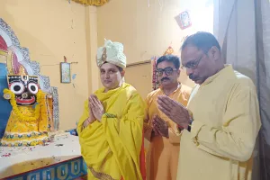 महर्षि महेश योगी आश्रम में भगवान जगन्नाथ जी की रथ यात्रा  संपन्न।