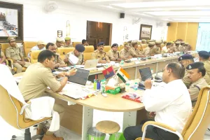 पुलिस अधीक्षक  ने की मासिक अपराध समीक्षा गोष्ठी एवं सैनिक सम्मेलन