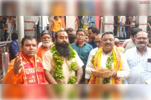 राष्ट्रीय हनुमान दल का विंध्याचल प्रवास, माँ महाविद्यावासिनी के दर्शन कर लिया राष्ट्र एवं धर्मसेवा का संकल्प