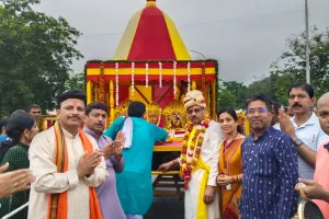भगवान जगन्नाथजी की बहुदा यात्रा में उमड़ा आस्था का सैलाब