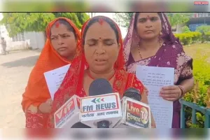 महिलाओ ने पुलिस अधीक्षक से मिलकर लगाई न्याय की गुहार