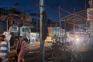 जगदीशपुर बाजार में अतिक्रमण पर विभाग मौन