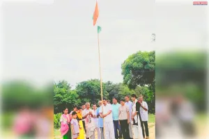 श्रीभूमि जिले के पूर्व हरिनगर भुवनेश्वर साधु ठाकुर कलाक्षेत्र में धूमधाम से मनाया गया स्वतंत्रता दिवस