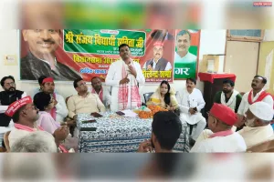 पीडीए चौपाल में सपा ने साधा भाजपा पर निशाना