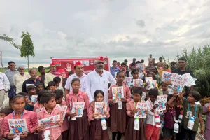 पाठशाला पुकारे अभियान के तहत बच्चों को स्कूल भेजने के लिए किया गया प्रेरित