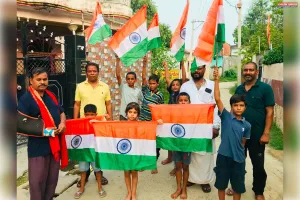 घर-घर तिरंगा अभियान को लेकर भाजपा कार्यकर्ताओं ने चलाया जनजागरण अभियान