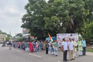 मां शांति आईटी संस्थान एवं एमएसडी लॉ कॉलेज में ध्वजारोहण व प्रभात फेरी का आयोजन।