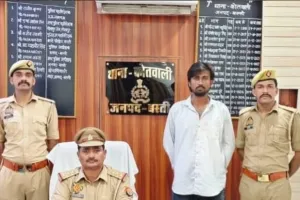 बम विस्फोट के मामले में फरार चल रहा 20 मुकदमों का हिस्ट्रीशीटर अतुल पांडे कोतवाली पुलिस ने दबोचा