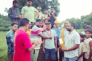 नाग पंचमी पर काल्हीगांव में सजा अखाड़ा,युवाओं ने दिखाया दमखम