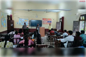 मुख्यमंत्री अभ्युदय योजना के केंद्र का ज्वाइंट मजिस्ट्रेट ने किया निरीक्षण, परीक्षा की तैयारी के लिए दिया मार्गदर्शन