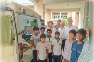 अटल आवासीय विद्यालय में स्वास्थ्य परीक्षण शिविर आयोजित, विद्यार्थियों के स्वास्थ्य की हुई जांच