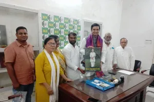 रालोद जिलाध्यक्ष ने नवनियुक्त प्रदेश अध्यक्ष ऐश्वर्य राज सिंह से की मुलाकात।