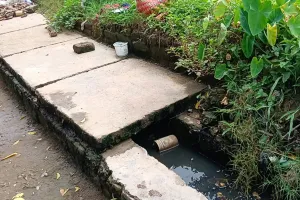 चांदपुर पंचायत के वार्ड 11 में जलजमाव से ग्रामीण परेशान
