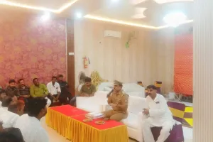 बारावफात,रक्षाबंधन व जन्माष्टमी को लेकर पीस कमेटी की बैठक ।