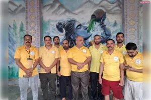 सरस्वती सामाजिक सेवा संस्थान का स्वच्छता कार्यक्रम।