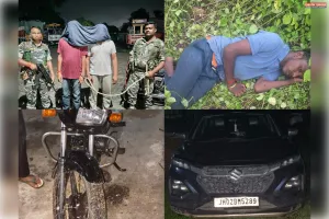 चौपारण में अफीम तस्करों और पुलिस के बीच मुठभेड़, एक घायल