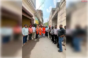 डिप्टी मेयर जोहर ने वार्ड नंबर 40 में 31 लाख रुपये के वॉटर सप्लाई लाइन प्रोजेक्ट का उद्घाटन किया