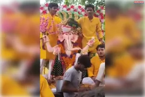 गणेश विसर्जन में उमड़ा आस्था का सैलाब