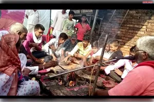 बिस्कोहर में धूमधाम से मनाया गया श्रीकृष्ण का छठी उत्सव