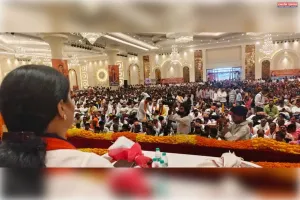केंद्रीय मंत्री अनुप्रिया  के कार्यक्रम में  उमड़ा- जनसैलाब, 2027 चुनाव को लेकर मिला मंत्र