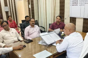 ग्राम स्वास्थ्य, स्वच्छता एवं पोषण दिवस को लेकर बैठक