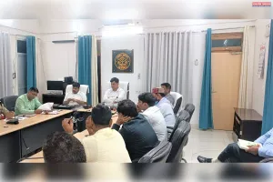 सीडीओ ने अजगरा महोत्सव की तैयारियों के सम्बन्ध में अधिकारियों के साथ की बैठक
