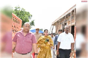 डीएम संतोष कुमार शर्मा ने बाबा नीम करोली धाम का किया स्थलीय निरीक्षण
