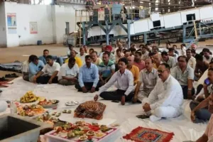धूमधाम से मनाई गई बजाज चीनी मिल रुधौली में भगवान विश्वकर्मा जयंती 